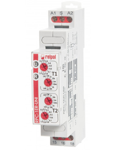 Przekaźnik czasowy 1P 1sek-10dni...