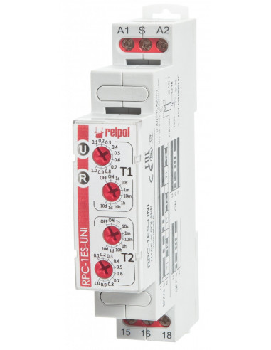 Przekaźnik czasowy 1P 1sek-10dni...