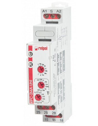 Przekaźnik czasowy 2P 1sek-10dni...