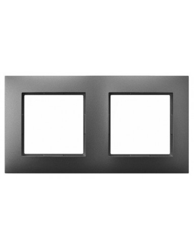 ARIA Ramka podwójna szary mat R-2U/70