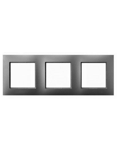 ARIA Ramka potrójna szary mat R-3U/70