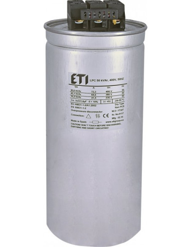 Kondensator LPC 50 kVAr 400V 50Hz...