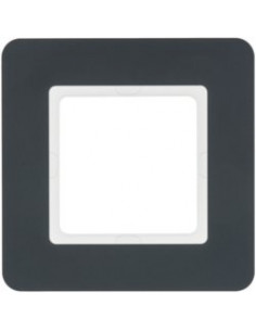 Ramka 1-krotna antracyt...