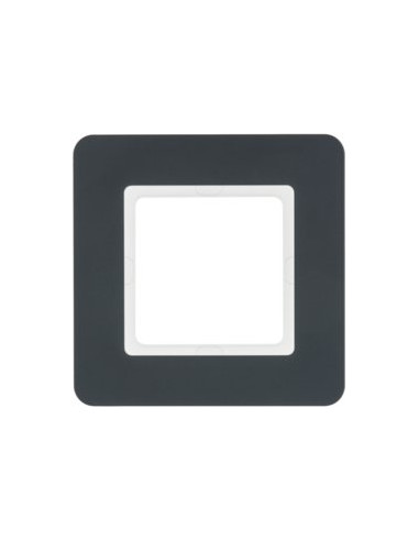 Ramka 1-krotna antracyt aksamit...