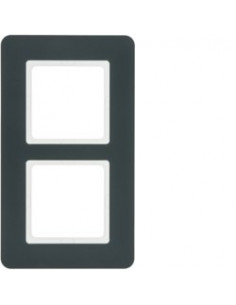 Ramka 2-krotna antracyt...