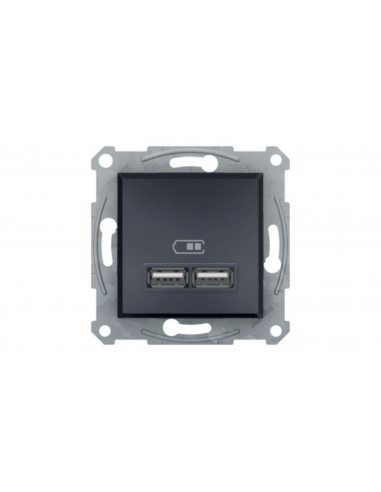 Asfora Gniazdo ładowarki USB prą...