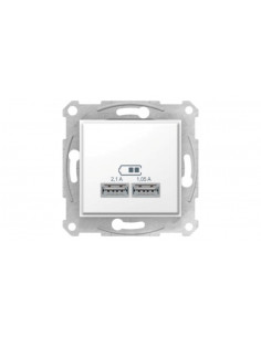 Gn.ładowarki USB 2.1A biały...