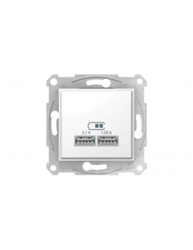 Gn.ładowarki USB 2.1A biały SDN2710221