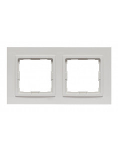 VENA2 Ramka podwójna biała...