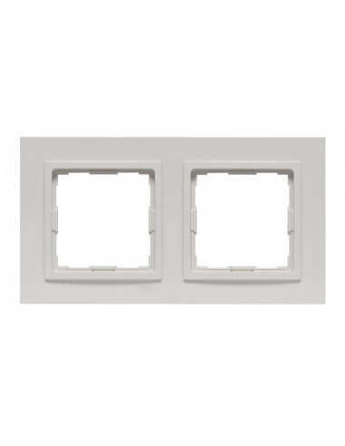 VENA2 Ramka podwójna biała 520482