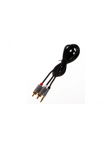 Przewód adapter Jack 3,5mm - 2x RCA...