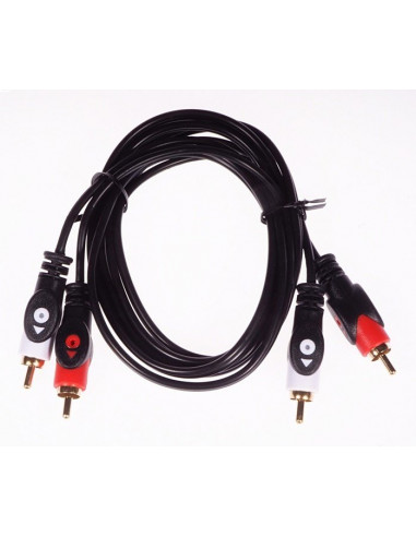 Kabel 2xRCA / 2x RCA 5m HQ LIBOX LB0021