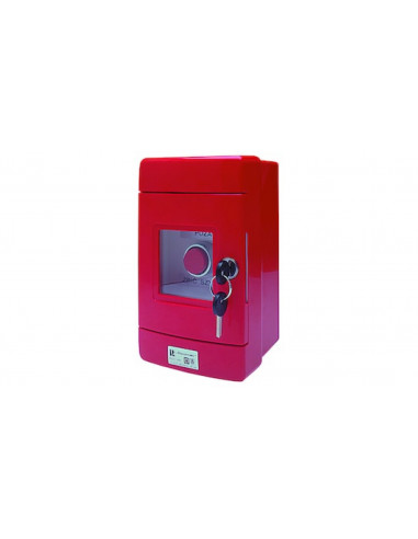 Przycisk wystający 1R czerwony w...