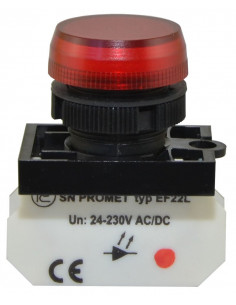 Lampka NEF22 czerwona...