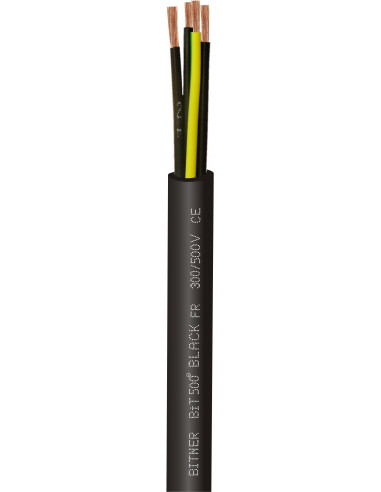 Przewód sterowniczy BiT 500 2x1 Black...
