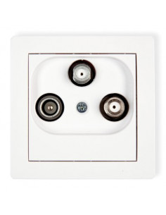 DECO Gniazdo antenowe 2...