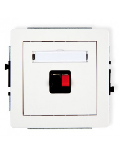 DECO Gniazdo głośnikowe pojedyncze...