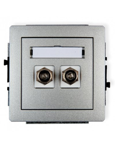 DECO Gniazdo antenowe podwójnego typu...