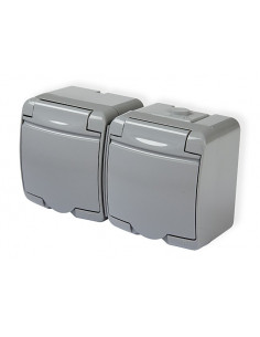 JUNIOR Gniazdo podwójne z/u...