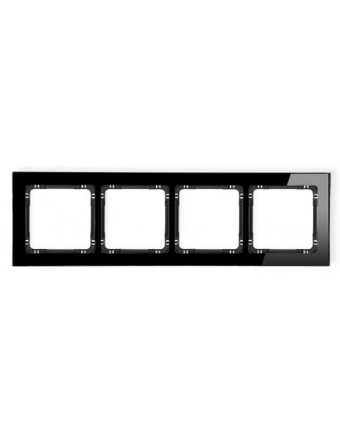 DECO Ramka poczwórna - efekt szkła...