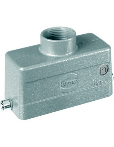 Obudowa wtyczki metalowa prosta 1x...