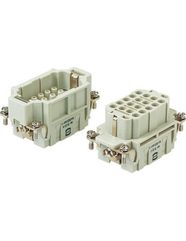 Złącze zaciskane (wkład) 18+PE męskie...