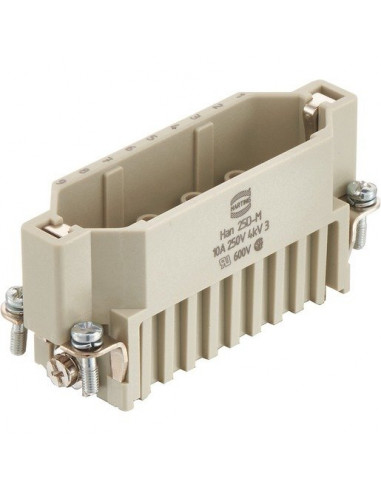 Złącze zaciskane (wkład) 25+PE męskie...