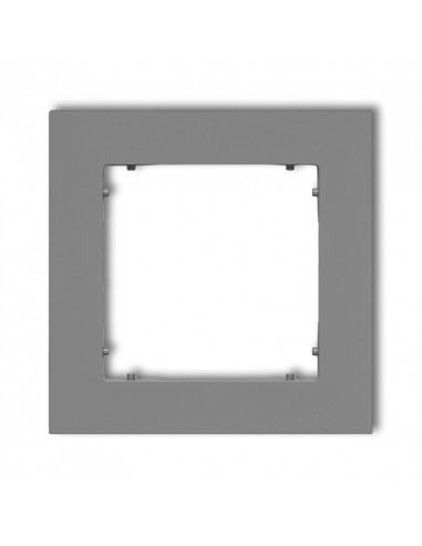 MINI Ramka pojedyncza szary mat 27MR-1