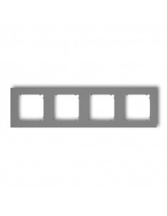MINI Ramka poczwórna szary...