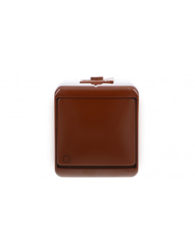 JUNIOR Przycisk /dzwonek/ brązowy...