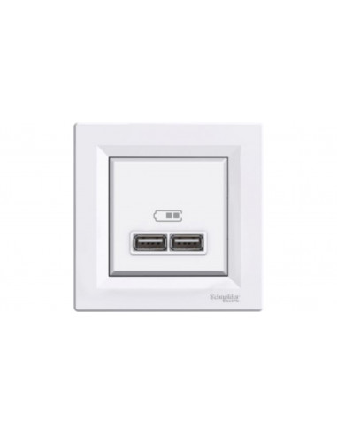 Asfora Gniazdo ładowarki USB prąd...