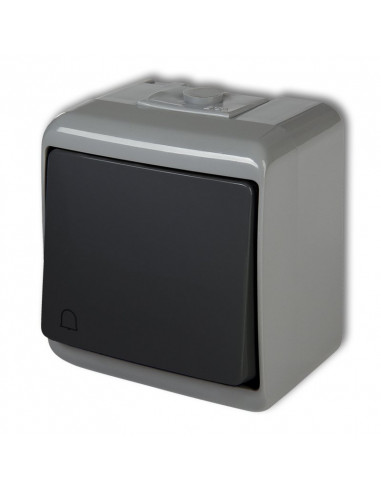 JUNIOR Przycisk /dzwonek/ popielaty /...