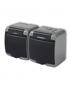 JUNIOR Gniazdo podwójne z/u...