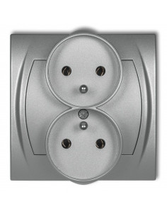 LOGO Gniazdo podwójne z/u...