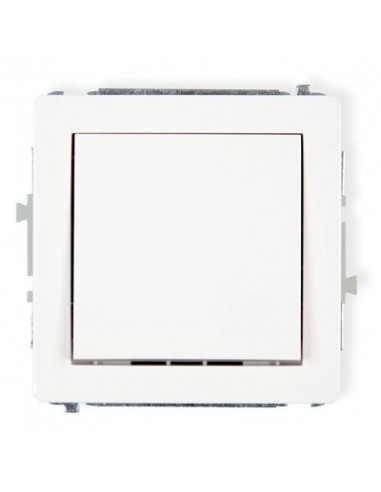 DECO Przycisk jednobiegunowy biały...