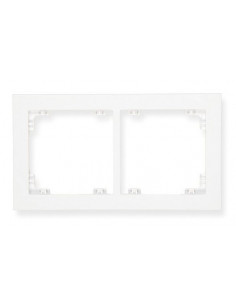 DECO Ramka podwójna biały DR-2
