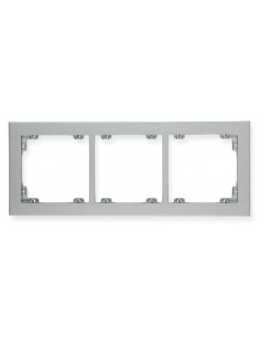 DECO Ramka potrójna srebrny...