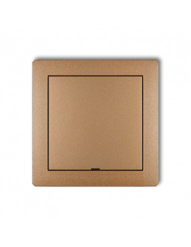 Ramka pośrednia z zaślepką złoty...