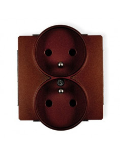 DECO Gniazdo podwójne z/u...