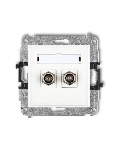 MINI Gniazdo antenowe podwójne typu F...