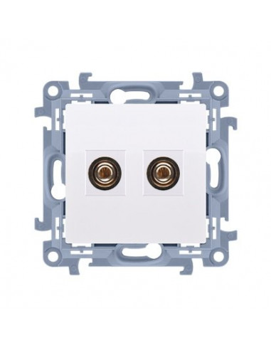 Osprzęt - Simon10 Gniazdo głośnikowe...