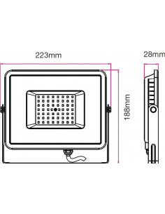 Projektor LED 50W 4000lm... 2