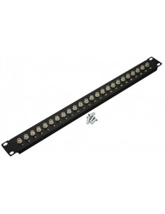Patch panel 19cali 1U 24x F...