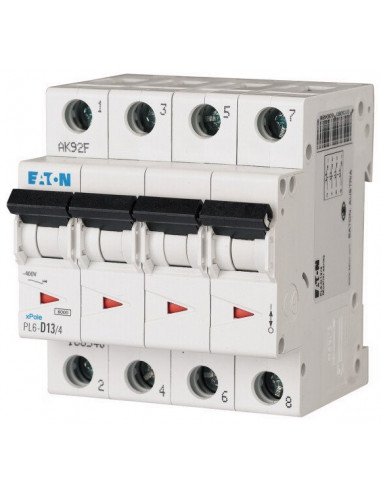 Wyłącznik nadprądowy 4P B 13A 6kA AC...