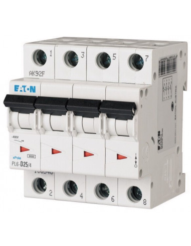 Wyłącznik nadprądowy 4P C 25A 6kA AC...