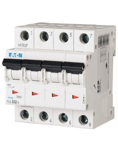 Wyłącznik nadprądowy 4P D 32A 6kA AC...
