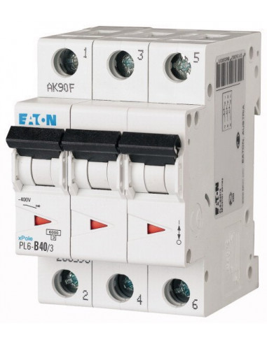 Wyłącznik nadprądowy 3P C 40A 6kA AC...