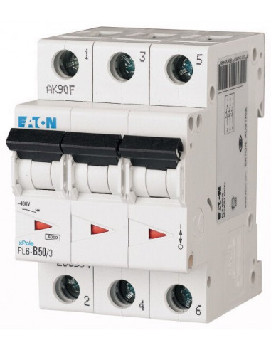 Wyłącznik nadprądowy 3P C 50A 6kA AC...