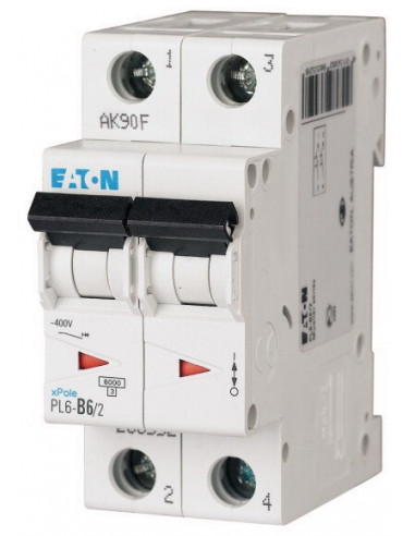 Wyłącznik nadprądowy 2P D 6A 6kA AC...