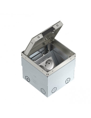 Puszka podłogowa kompletna 2x gniazda...